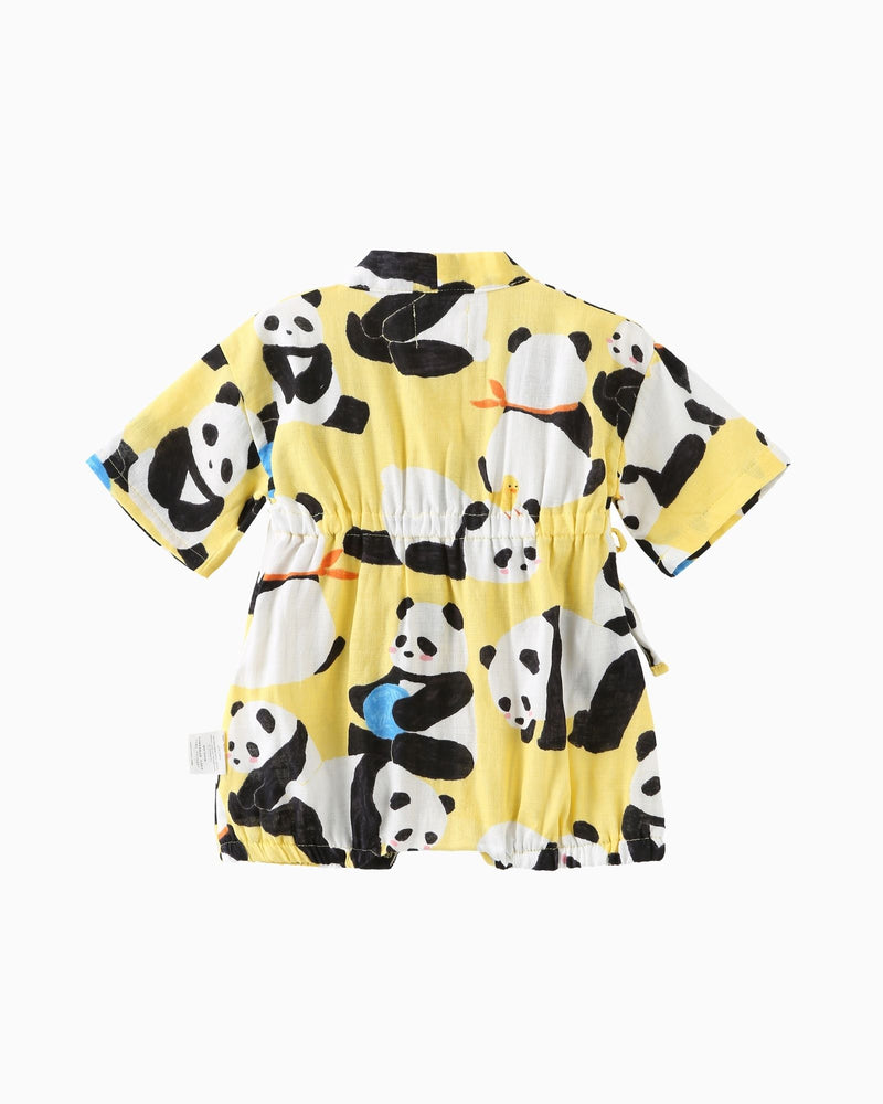 Panda Kimono (Yellow)