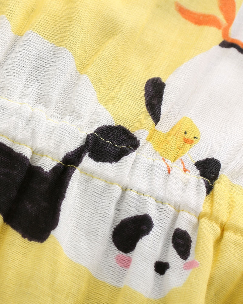 Panda Kimono (Yellow)