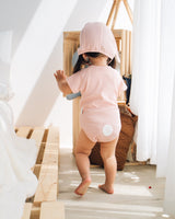 Bunny Romper with Bonnet (Pink)
